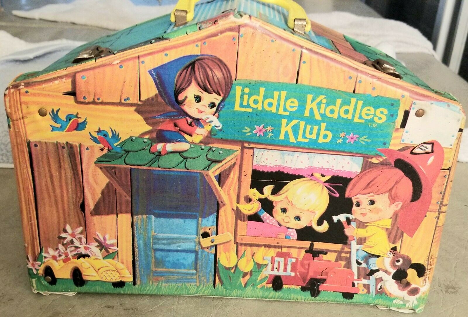 Vintage Mattel LIDDLE KIDDLES KLUB Carry Case 1966 Stock #3521 Lot #CC2