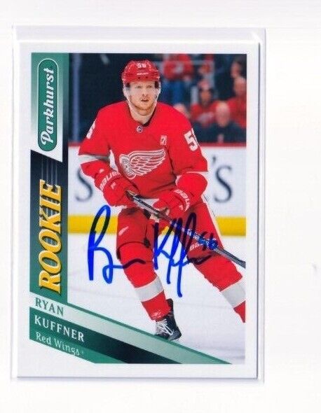 Ryan Kuffner Autographed Signed '19/20 Detroit Red Wings "parkhurst" Rookie Card