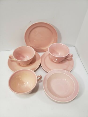 Luray Pink Pastel Dishes 7