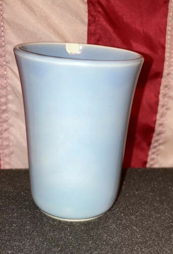 Vintage Luray Windsor Blue Pastel Juice Tumbler Note: Chip On Lip!6 Oz  3 3/8"