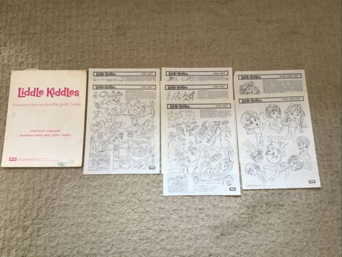 Mattel Liddle Kiddles Doll Drawing Paper And Story Sheets